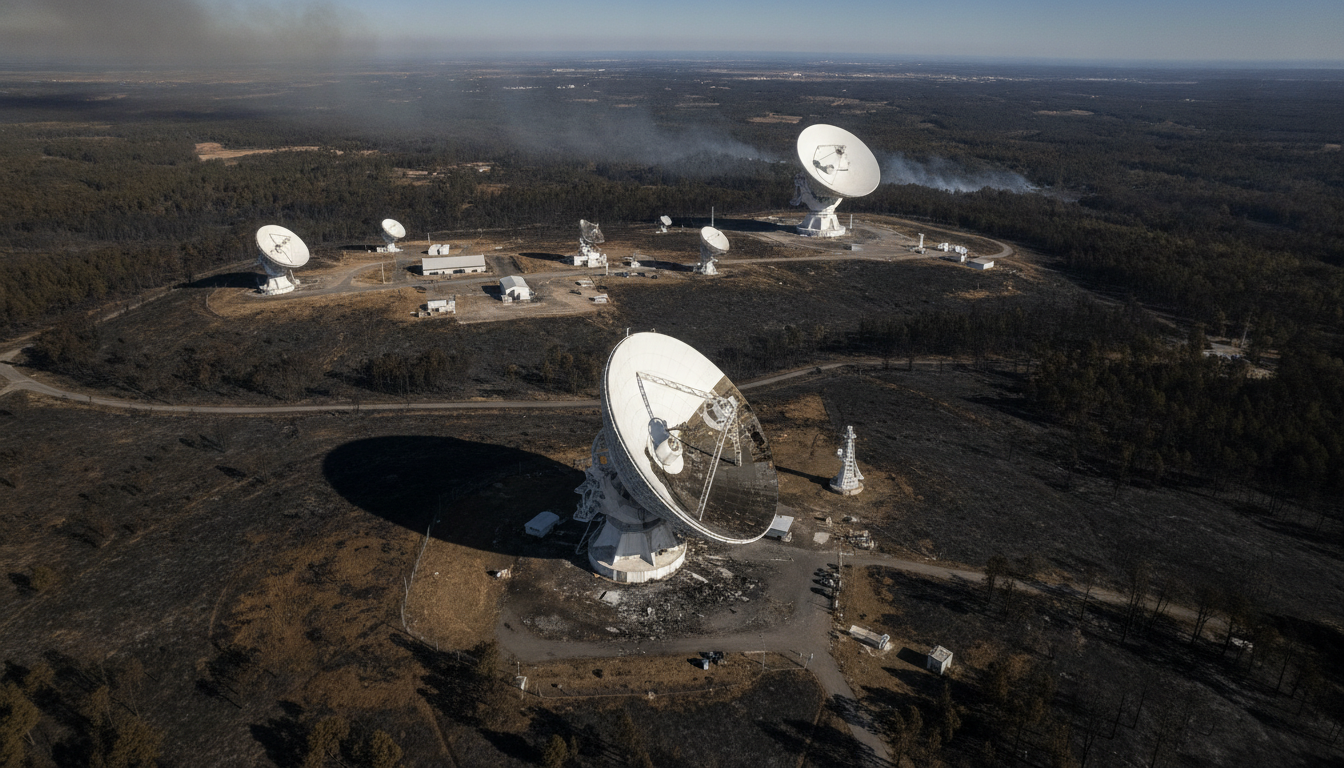 Incendio forestal obliga a evacuar complejo de NASA en España, dañando observatorio clave