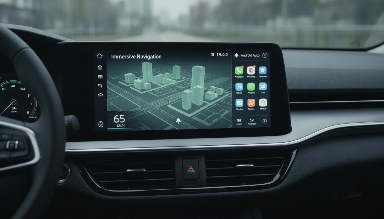 Google Maps amplía despliegue de Navegación Inmersiva y velocímetro en Android Auto