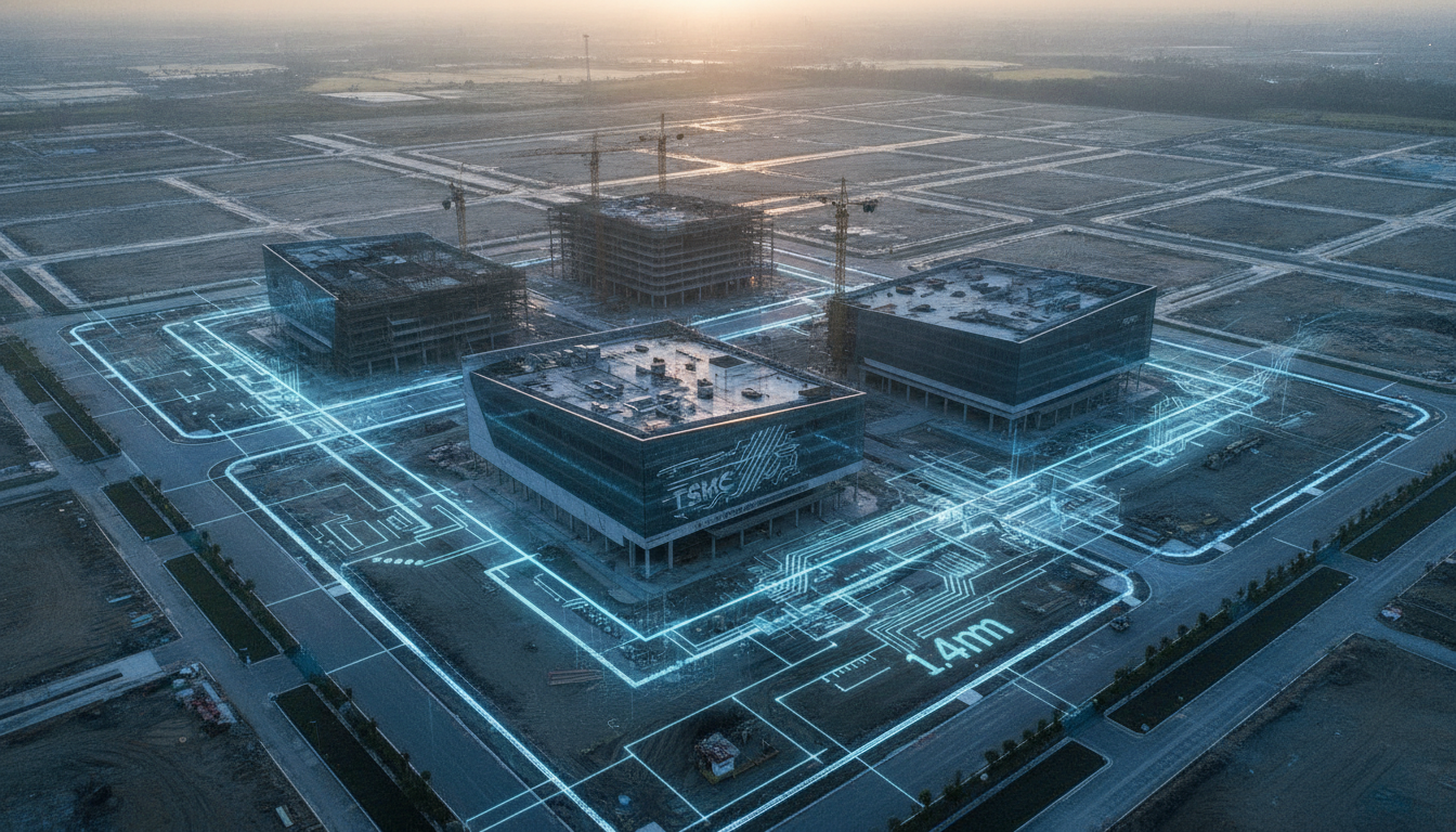 TSMC asegura terrenos para dos plantas de 1.4nm tras acuerdo con propietarios