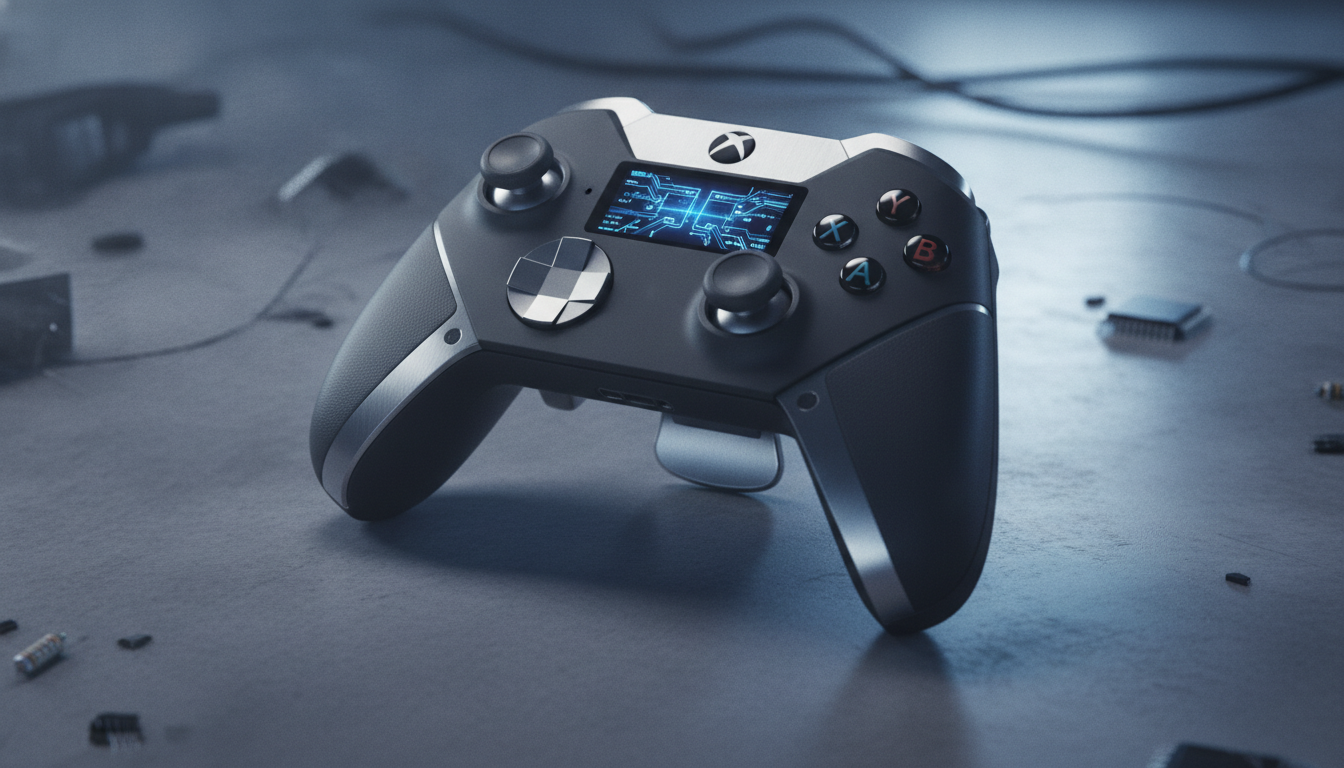 Filtrado un prototipo del control Xbox Elite 3 con pantalla integrada