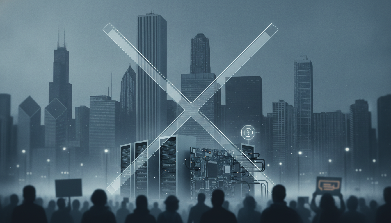 Alcalde de Chicago exige moratoria en centros de datos tras fuerte oposición ciudadana