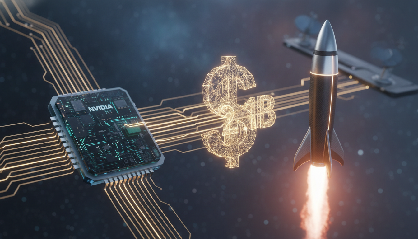 Nvidia revela inversión de 2.1 mil millones de dólares en SpaceX