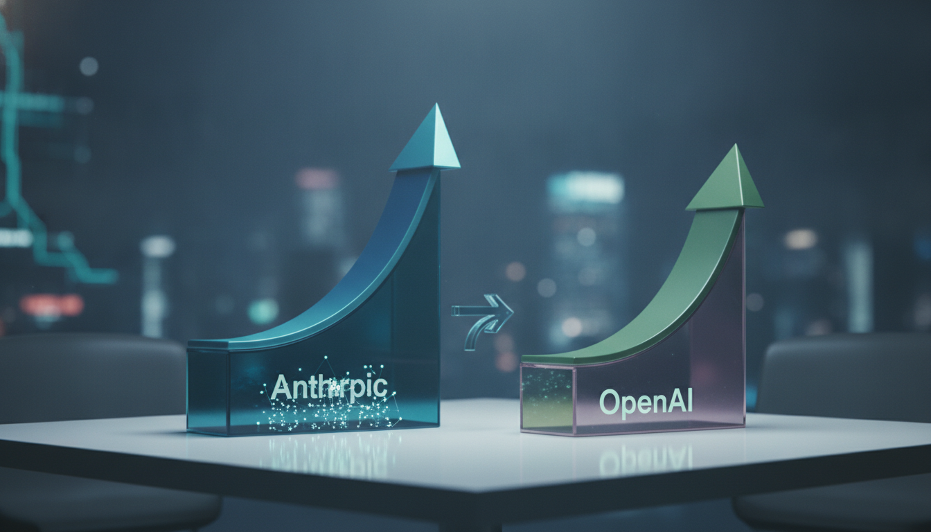 Anthropic supera a OpenAI en ingresos por primera vez en la carrera de la IA