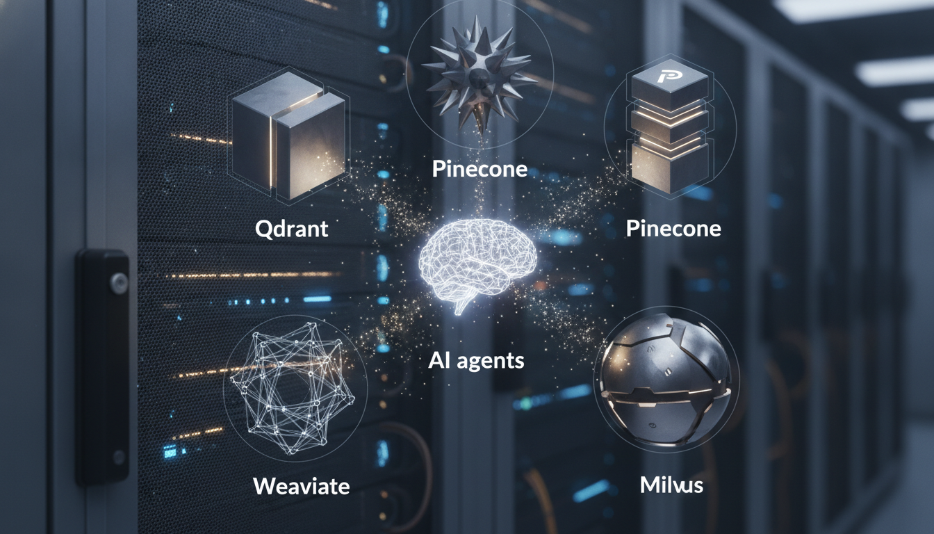 Las mejores bases de datos vectoriales para agentes de IA en 2026: Qdrant, Pinecone, Weaviate, PgVector y Milvus
