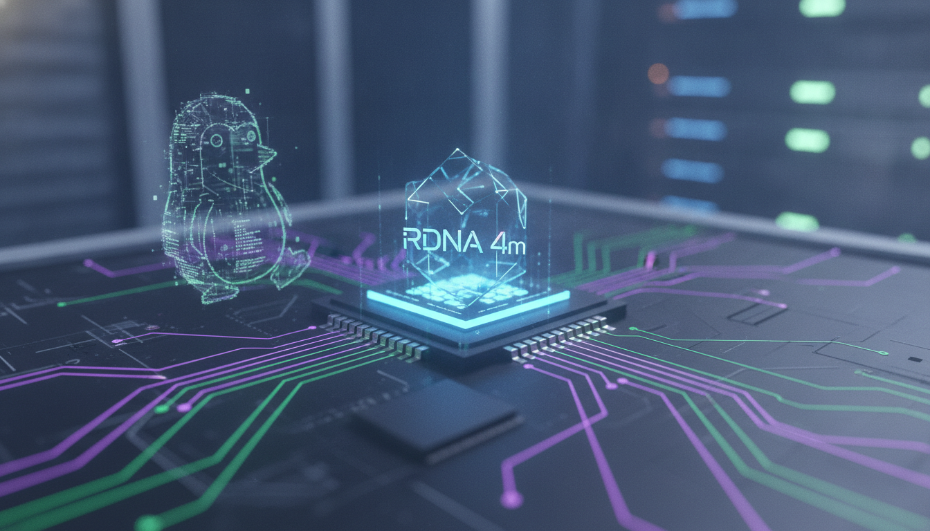 AMD publica firmware RDNA 4m, acercando sus APUs de próxima generación a Linux