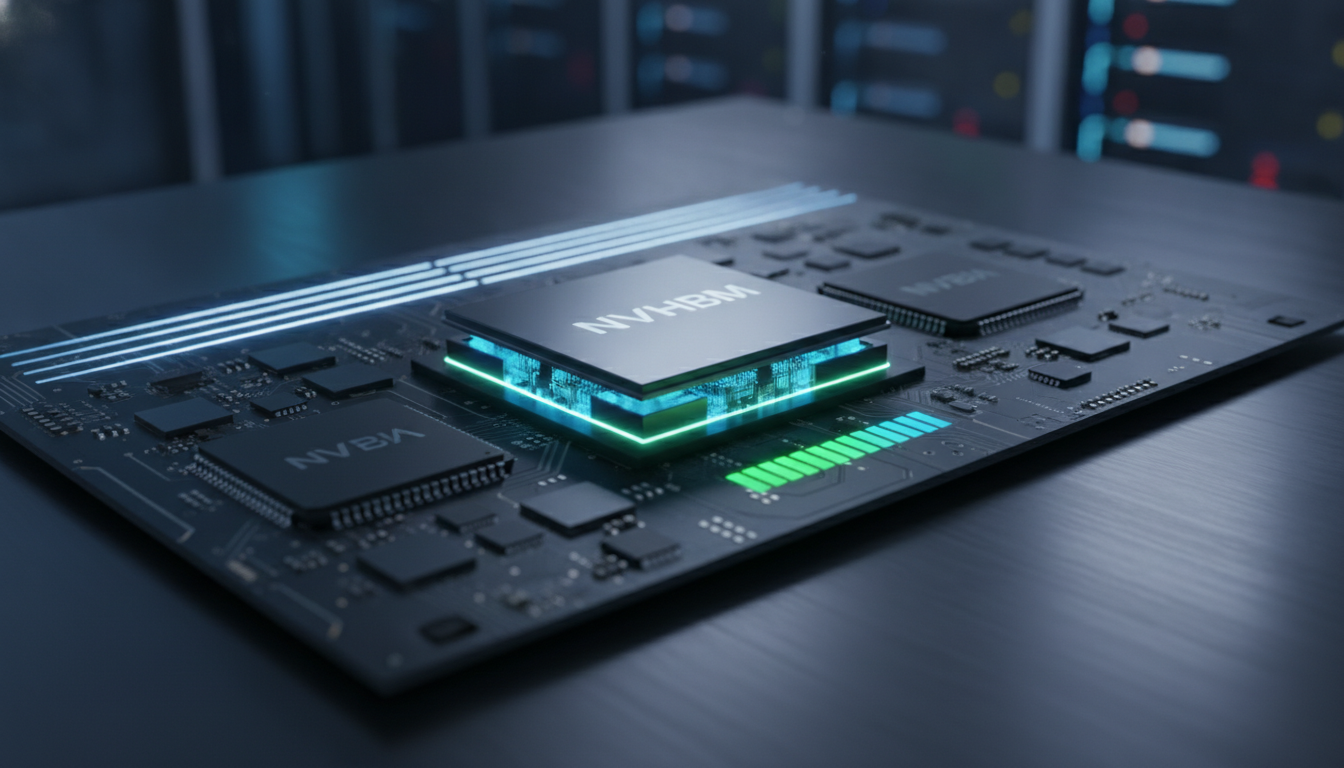 NVIDIA presenta NVHBM, su memoria HBM personalizada para IA con mayor ancho de banda y menor consumo