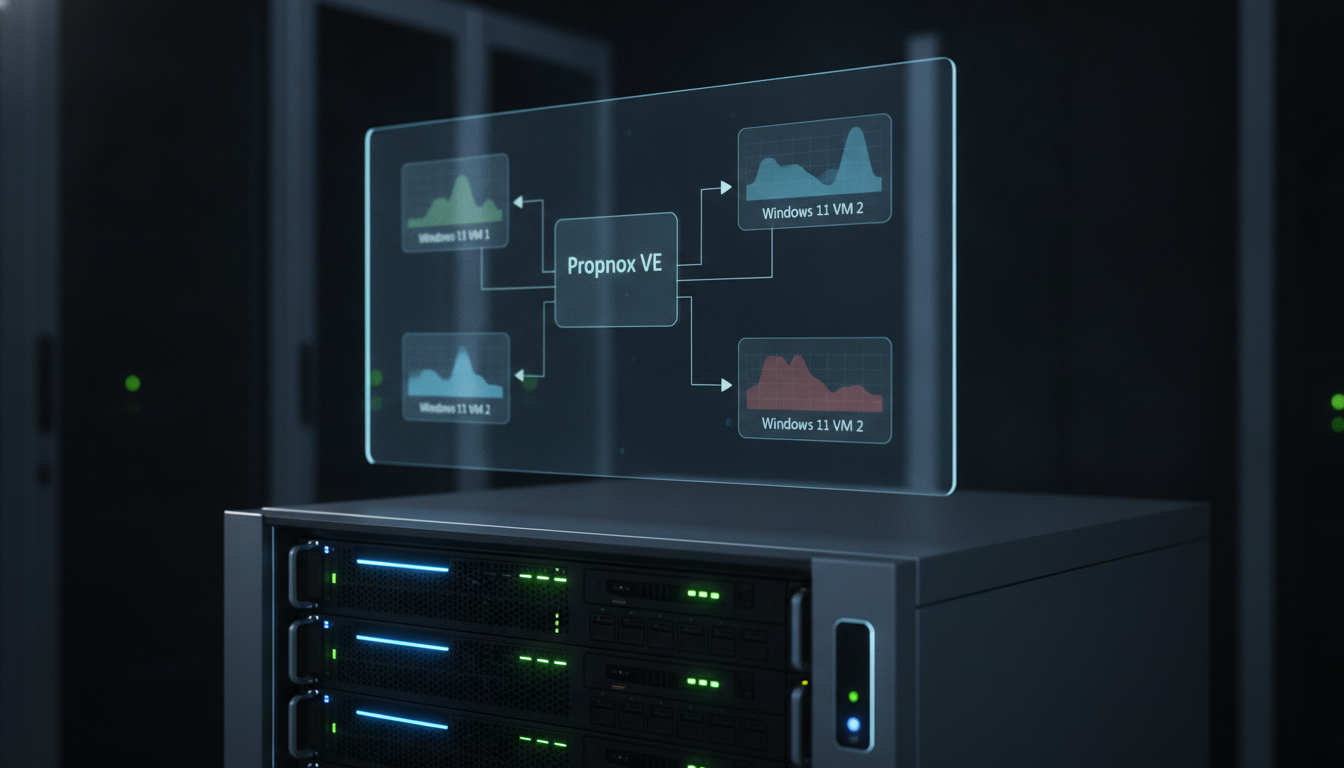 Resolviendo el Misterio del Uso de Memoria en VMs de Windows 11 en Proxmox VE