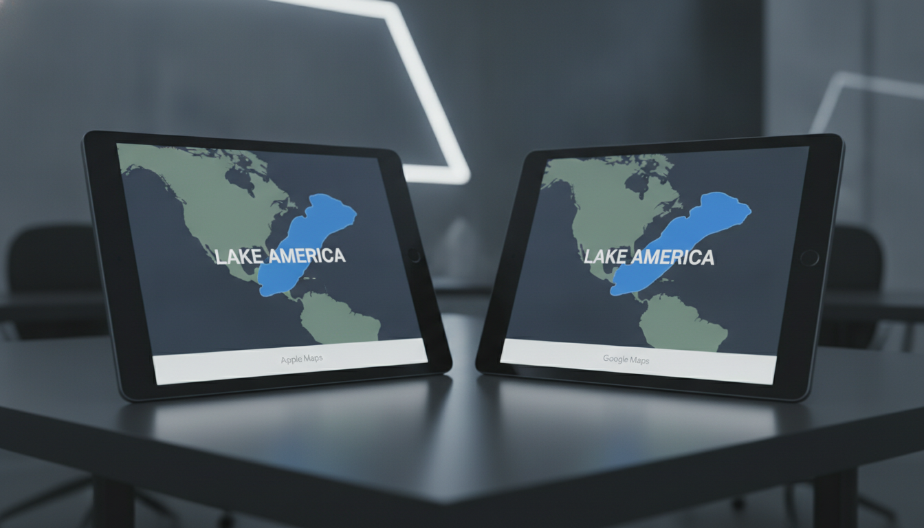Apple Maps y Google Maps renombran el Lago Ontario a 'Lago América'