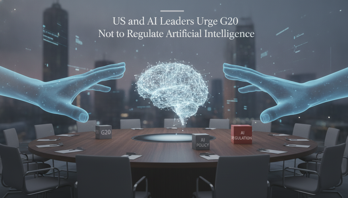 EE. UU. y líderes de IA instan al G20 a no regular la inteligencia artificial