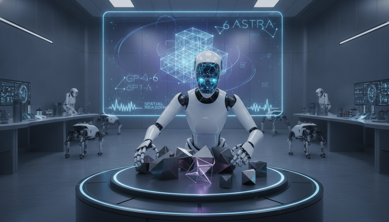 GPT-6 Astra muestra un avance significativo en razonamiento espacial en pruebas con robots
