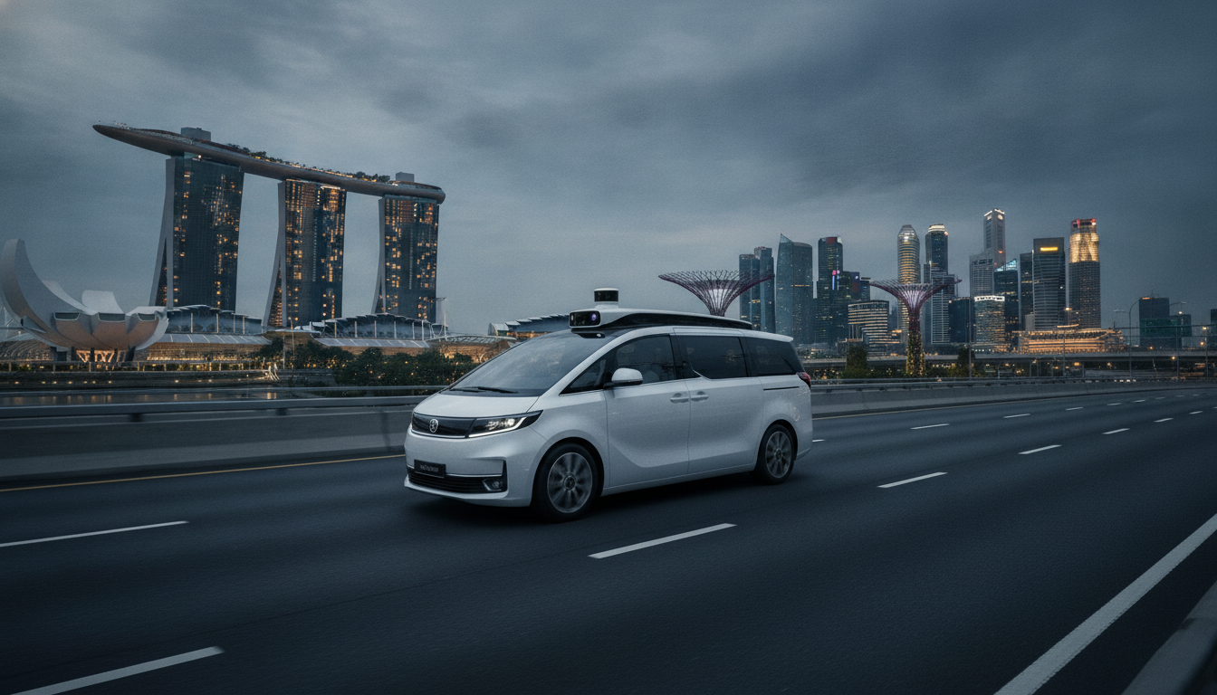 Waymo expande su servicio de robotaxis a Singapur con lanzamiento en 2028