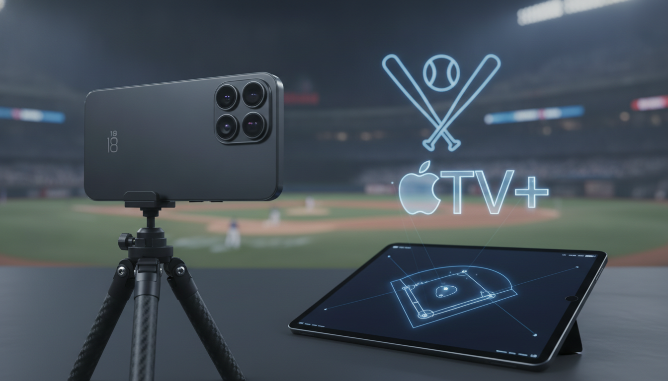 Apple usará el iPhone 18 Pro para capturar el juego 'Friday Night Baseball' de la MLB