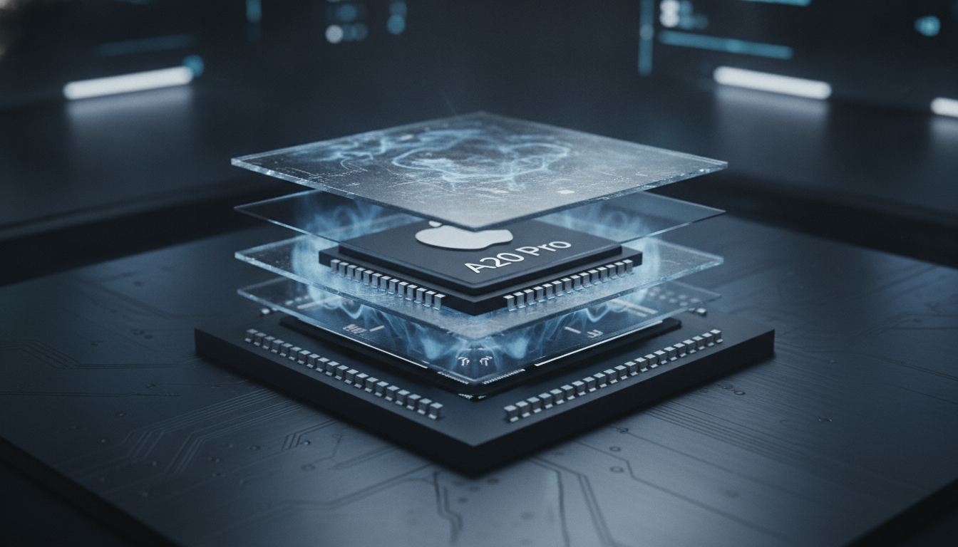 El A20 Pro de Apple optimiza rendimiento con nuevo empaquetado y cámara de vapor