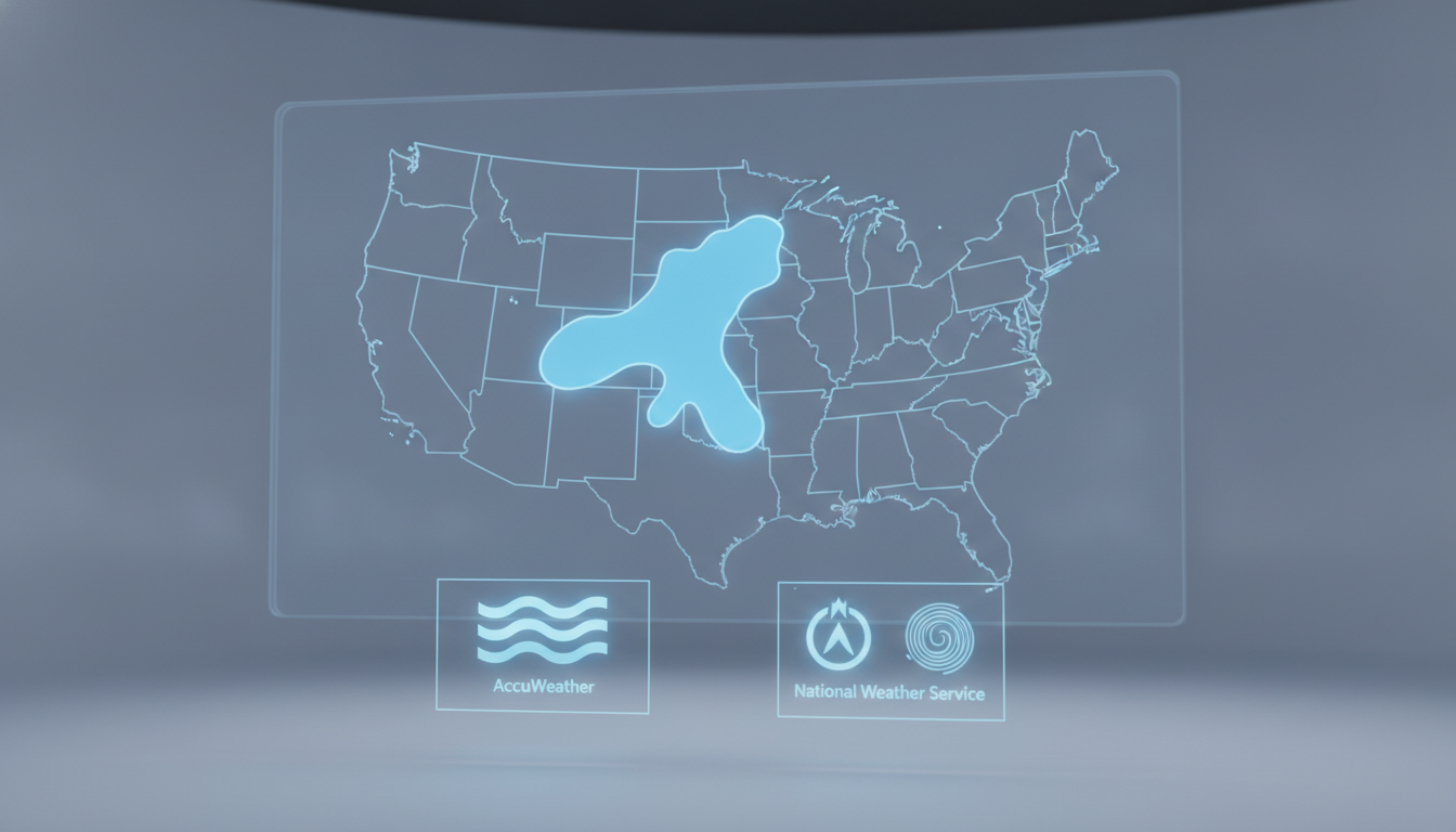AccuWeather y NWS añaden el 'Lago América' a sus mapas meteorológicos