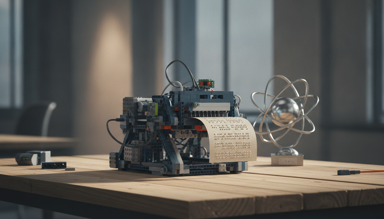 Niño de 12 años crea impresora Braille con Lego por $350; Intel invierte en su proyecto