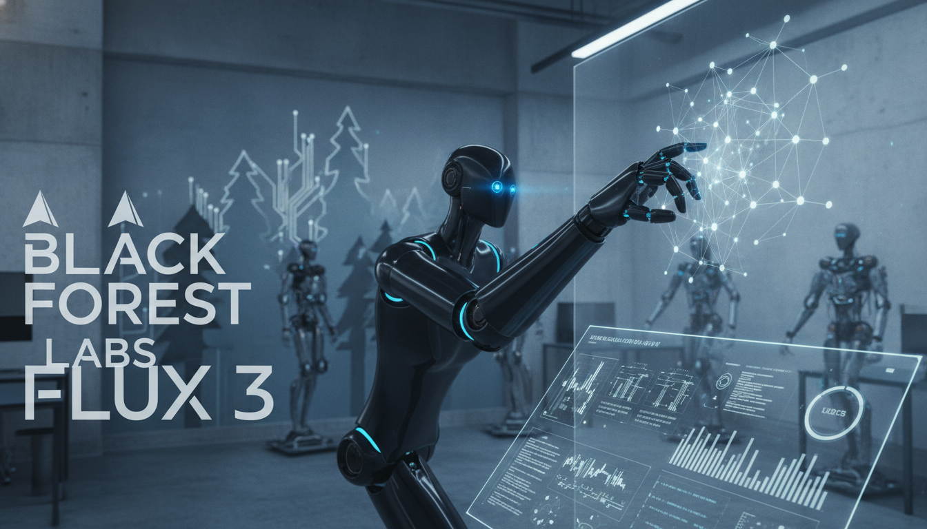 Black Forest Labs presenta FLUX 3 Action, un modelo de IA de robótica de código abierto que establece nuevos récords
