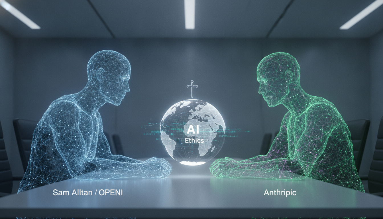 Sam Altman de OpenAI critica a Anthropic por su postura sobre la conciencia de la IA ante el Papa