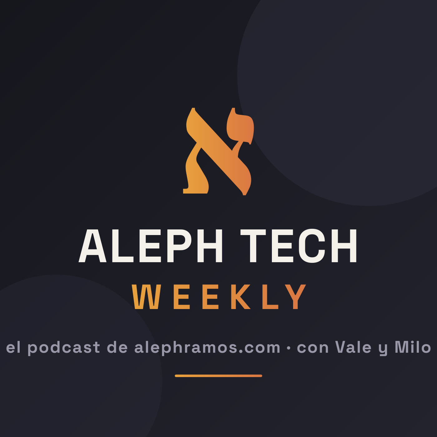 Portada de Aleph Tech Weekly